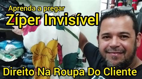 Como Pregar Zíper Invisível Passo a Passo Direito Na Roupa Do Cliente