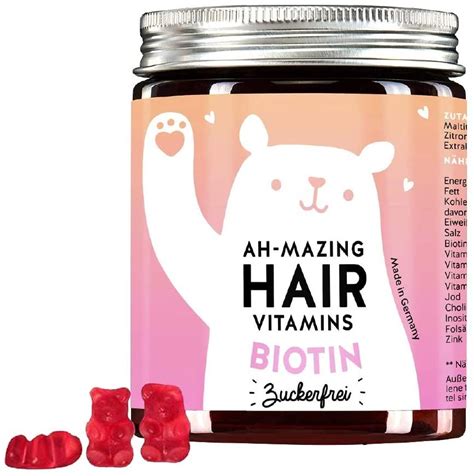 Biotin Hochdosiert Gummibärchen Zuckerfrei Haarvitamine für