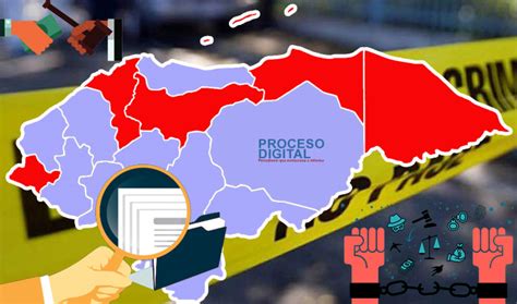 El Mapa De La Impunidad En Los Departamentos De Honduras Proceso Digital