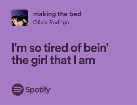 making the bed - Olivia Rodrigo | Pretty lyrics, Just lyrics ...