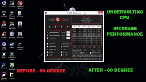 How To Undervolt Your CPU Lower Temp Better Performance YouTube