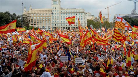 Decenas De Miles De Personas Marchan El 12 O En Barcelona Contra El