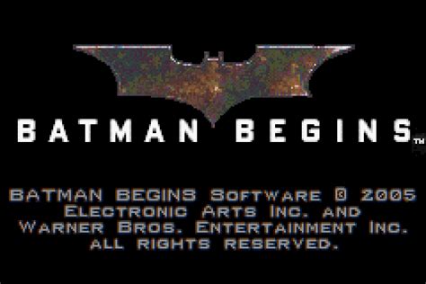 Batman Begins Download Gamefabrique