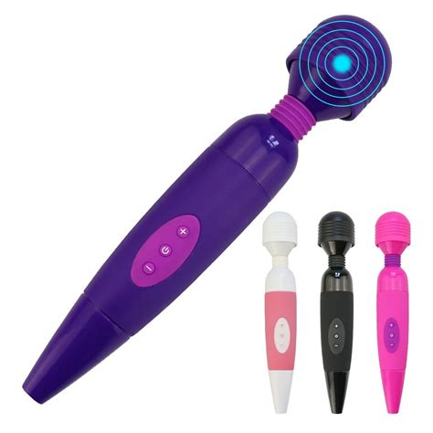 Vibrador Massageador Clitoriano Varinha Mágica Recarregável 10 Modos De