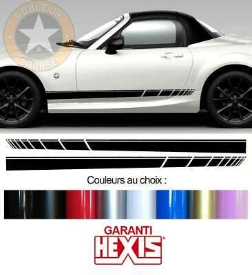 X Bandes Bas De Caisse Pour Mazda Mx Miata Autocollant Sticker