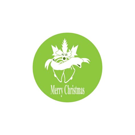 Merry Christmas Logo Vector Template 4788866 Vector Art At Vecteezy