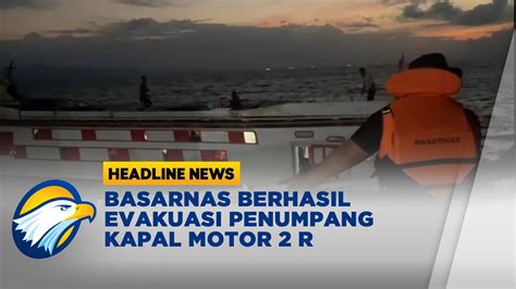 Basarnas Evakuasi 53 Penumpang Kapal Yang Mati Mesin Di Perairan Konawe