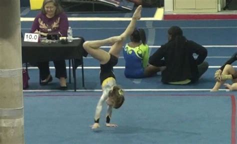 Level Gymnastics Floor First Meet Of The Year Emily Gittemeier