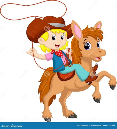 Cowgirl With Lasso Clipart