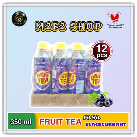 Jual Fruit Tea Blackcurrant Botol Pet 350 Ml Kemasan Karton