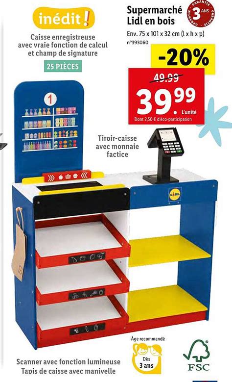 Promo Supermarch Lidl En Bois Chez Lidl Icatalogue Fr