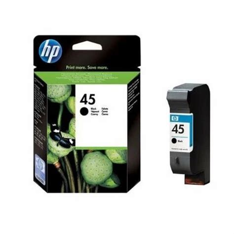 HP 45 Black Original Ink Cartridge 51645AA Page Yield 1000 Pages At