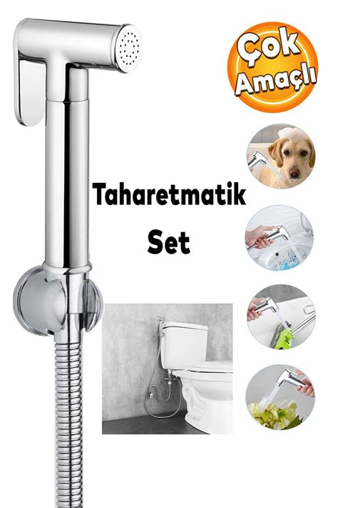 Badem Ara Musluk Filtreli Tuvalet Wc Banyo Klozet Bide Taharet