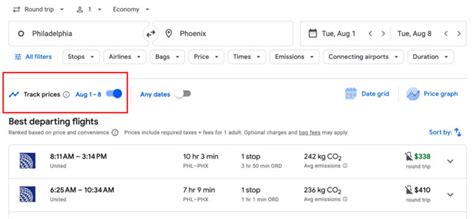 How To Set A Google Flights Price Alert Other Flight Price Tracker