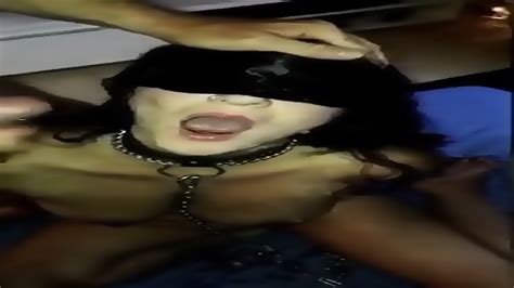 Blind Folded Mature Wife Swallows Multiple Loads Of Cum