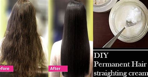 Permanent Hair Straightening At Home Using Natural Ingredients The