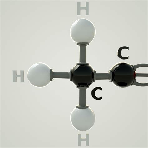 Acetonitrilo Molecular Modelo 3D 5 3ds C4d Fbx Obj Unknown Free3D