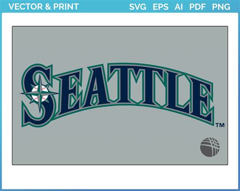 Seattle Mariners - Jersey Logo (2015) - Baseball Sports Vector SVG Logo ...