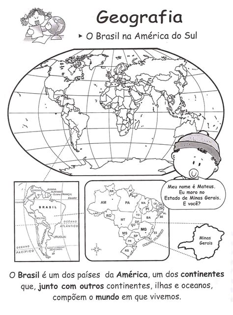 Atividades Com Mapas Atividades De Geografia Geografia