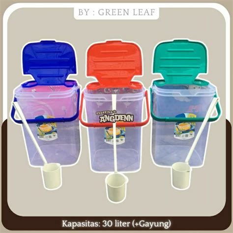 Jual Toples Es Buah Gayung 30 Liter Aquarium Es Kelapa Toples Es