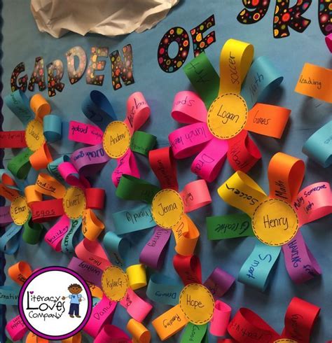 Garden Of Greatness A Lesson On Self Esteem Garden Theme Classroom Colorful Bulletin Boards