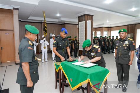 Brigjen Tni Agung Pambudi Resmi Menjabat Sebagai Kasdam Pattimura