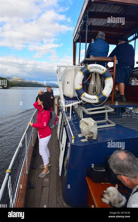 Steam Yacht Gondola Coniston Lake District Stock Photo - Alamy