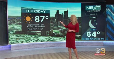 Next Weather September Begins With Sunny Start Cbs Philadelphia