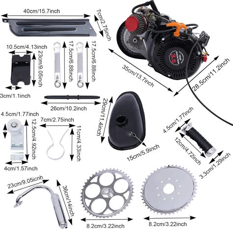 Kit De Motor De Bicicleta De Cc Tiempos De Un Solo Cilindro A