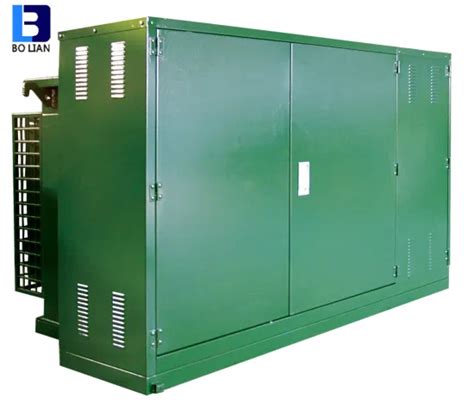 500 630 800 1000kVA 0 4 11 12 Kv Outdoor Unit Box Type Prefabricated