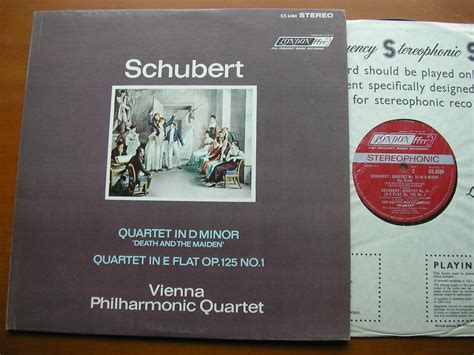 SCHUBERT: STRING QUARTET 'Death & the Maiden' / QUARTET in E Op. 125 V ...