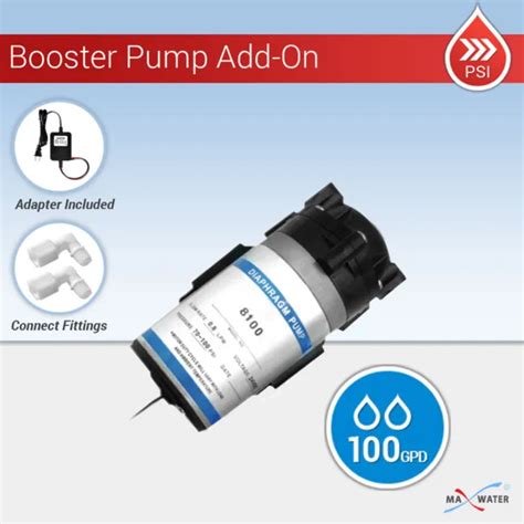 POMPA BOOSTER AD Osmosi Inversa RO 100 GPD Trasformatore EUR 88 24