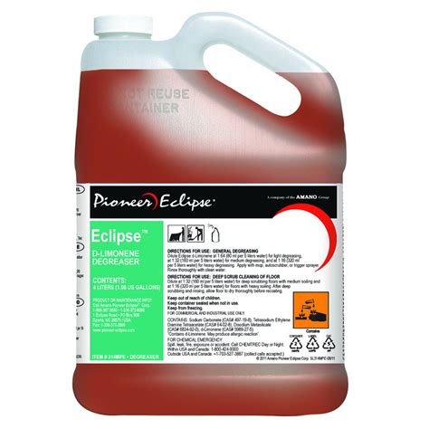 Pio314mpe Pioneer Eclipse 314mp Eclipse™ D Limonene Liquid Degreaser Hill And Markes