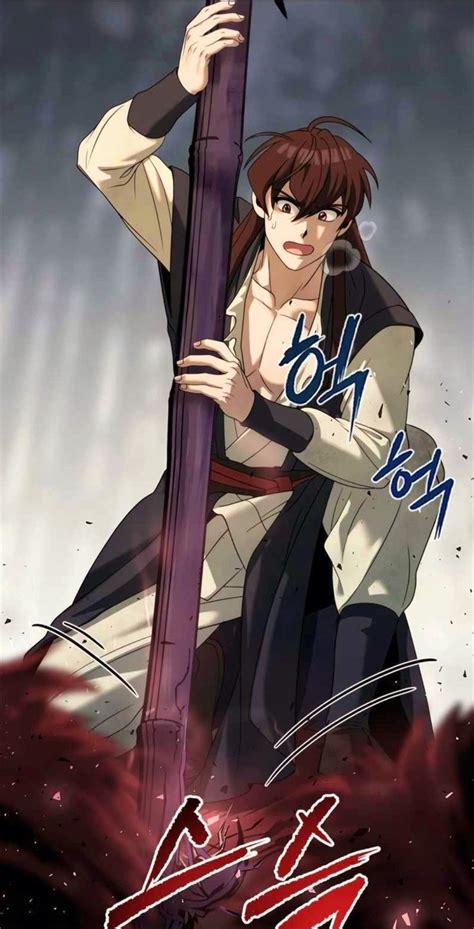 An Anime Character Holding Onto A Pole