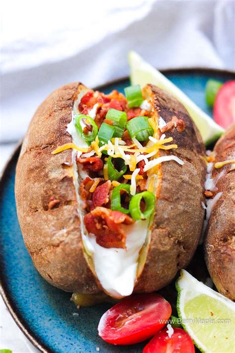 Air Fryer Loaded Baked Potato Berryandmaple