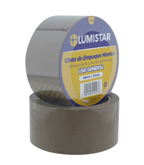 TAPE14 CINTA DE EMPAQUE MARRÓN Lumistar