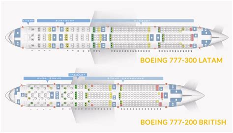 Boeing 777 300er схема посадочных мест