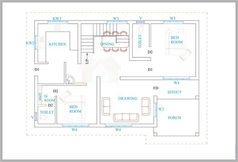 Kerala House Plans 1500 Sq Ft 3bhk Tang Craftsman Tầng Biet Thu 99homeplans Biệt Thự Elevations