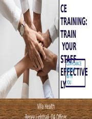 Bha Fpx Lighthallrenee Assessment Pptx Ce Training Train Your