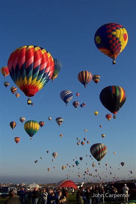 Up Up And Away Hot Air Balloons By John Carpenter Redbubble