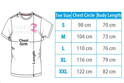 Step By Step Polo Shirt Measurement Guide With Size Chart