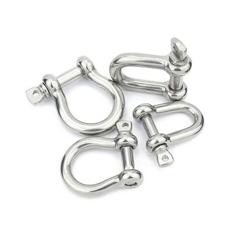 Adjustable Shackle Screw Pin Stainless Steel 25mm Big D Shackles With