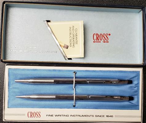 Vintage Cross Pen And Pencil Set New In Box EBay