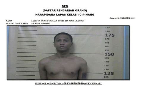 Napi Bandar Narkoba Kabur Dari Lapas Cipinang Ini Langkah Polisi Dan Tni