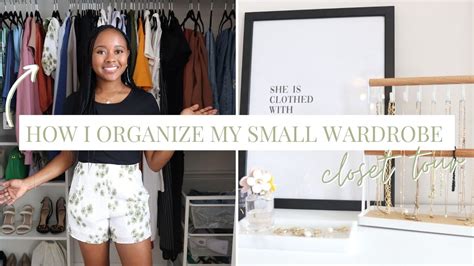 My Small Closet Tour Capsule Wardrobe Organization Ideas YouTube