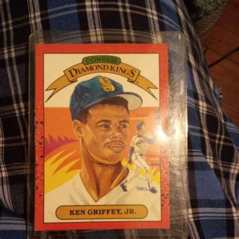 Ken Griffey Jr Donruss Diamond Kings Error On Back