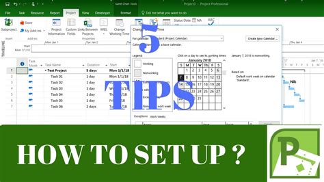 microsoft project  training   set  ms project