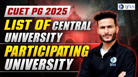 Cuet Pg Central University Cuet Pg Participating Universities 2025