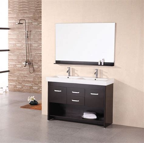 Citrus 48 Double Sink Vanity Set In Espresso Design Element DEC074