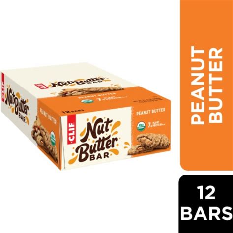 Clif Nut Butter Bar Peanut Butter Organic Filled Energy Bars, 12 ct ...